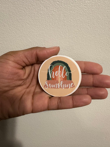 Hello Sunshine Fringe Sticker