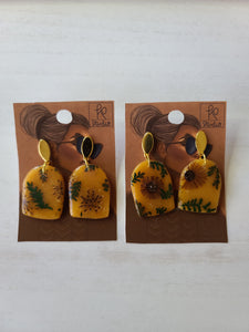 Dried Flower Earrings